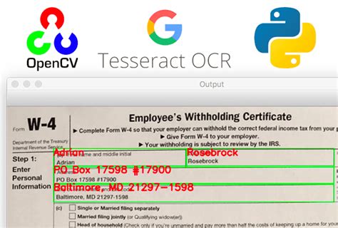 Tesseract documentation .